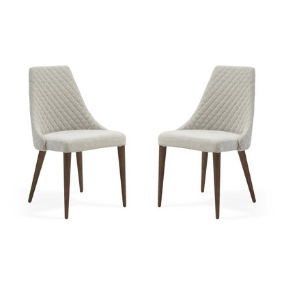 Kusa Dining Chair - Set of 2 - Pale Brown