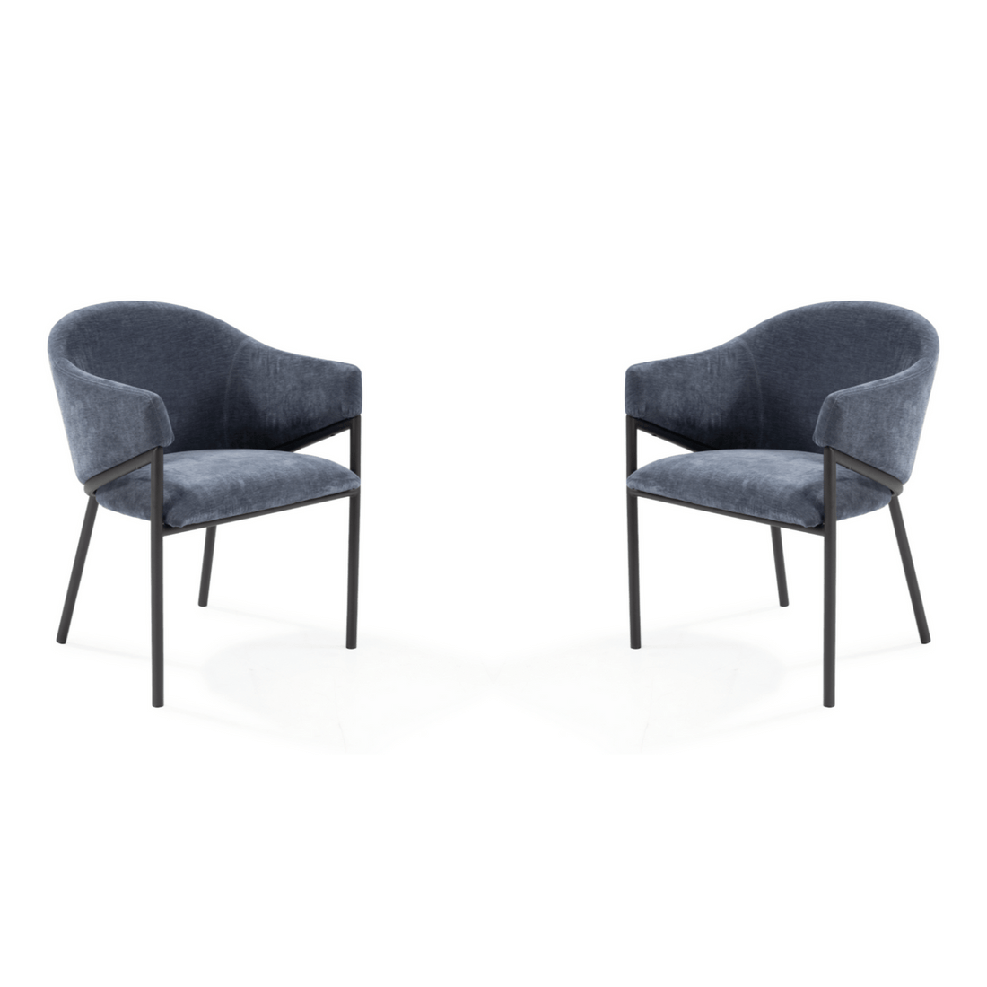 Aidan Armchair - Set of 2 - Navy