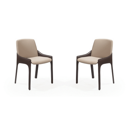 Villa Dining Chair - Set of 2 - Dark Marble