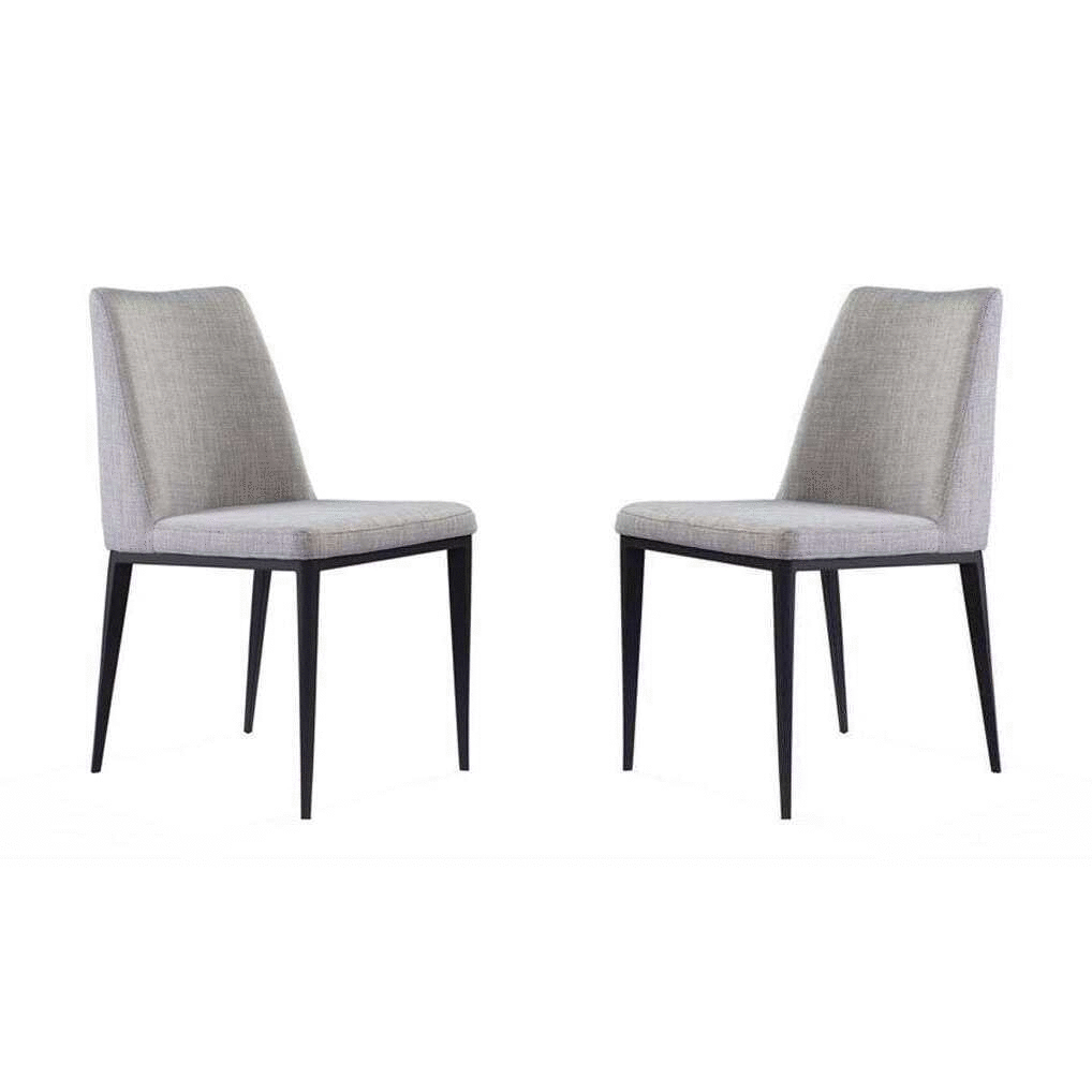 Medici Dining Chair - Set of 2 - Cool Grey