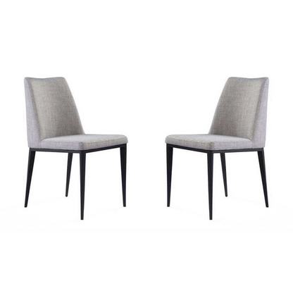 Medici Dining Chair - Set of 2 - Cool Grey