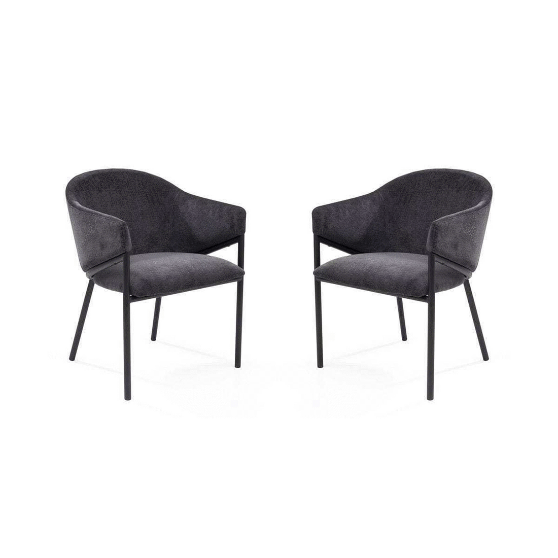 Aidan Armchair - Set of 2 - Ebony