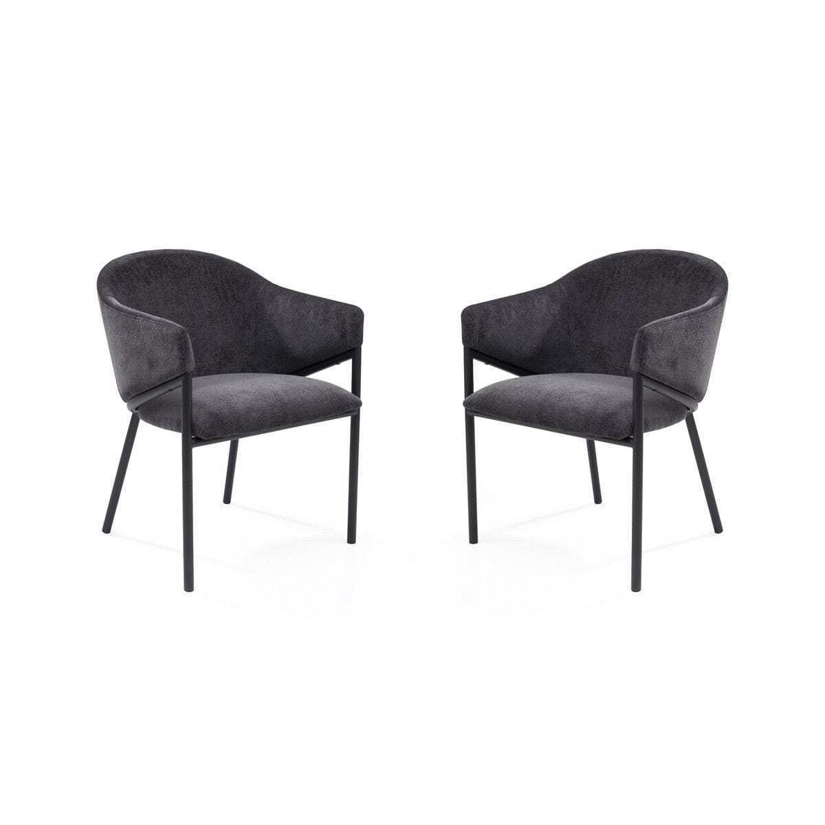 Aidan Armchair - Set of 2 - Ebony