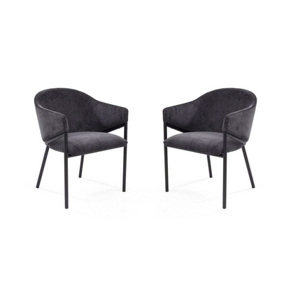 Aidan Armchair - Set of 2 - Ebony