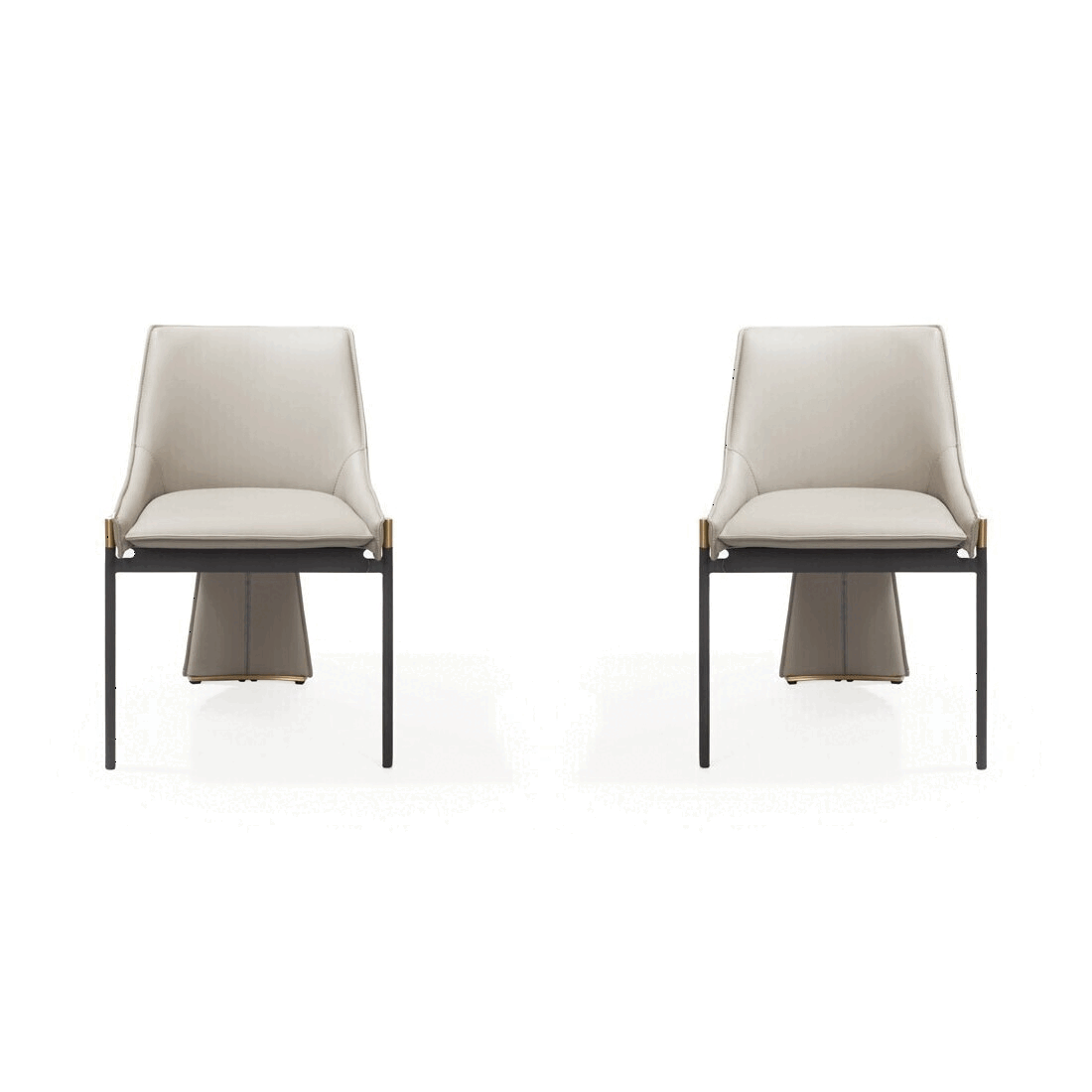 Filipo Dining Chair - Taupe - Set of 2