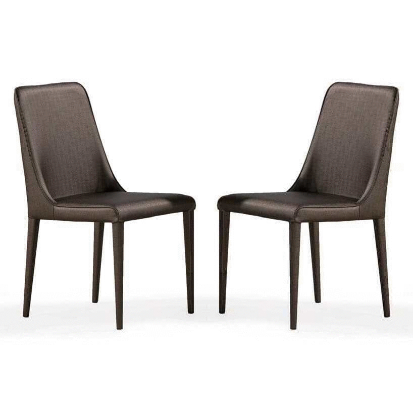 Vera Dining Chair - Set of 2 - Espresso Brown