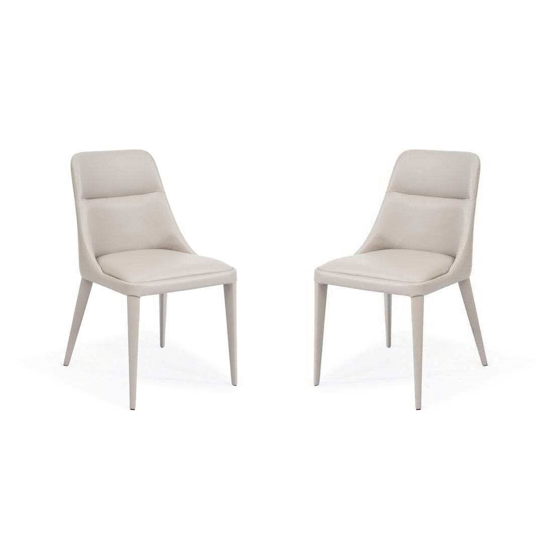 Marco Dining Chair - Set of 2 - White Cream