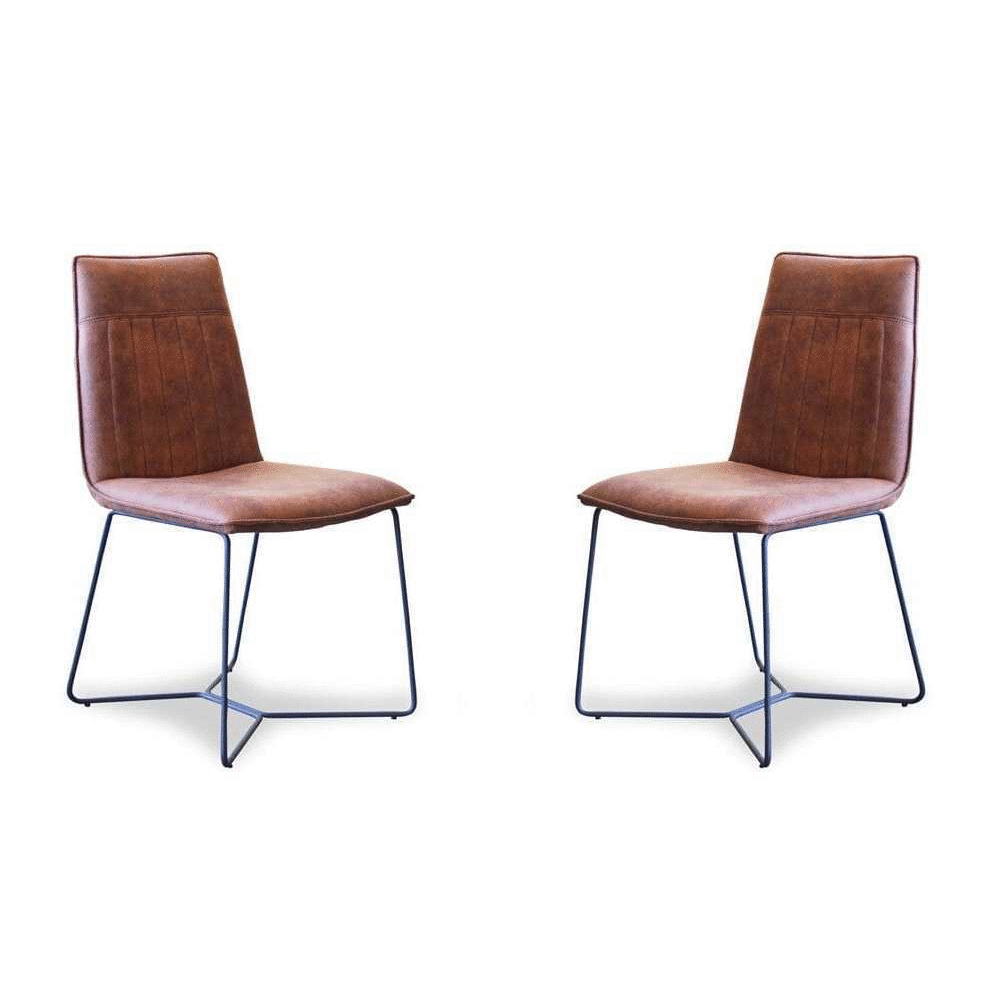 Solo Dining Chair - Set of 2 - Vintage Tan