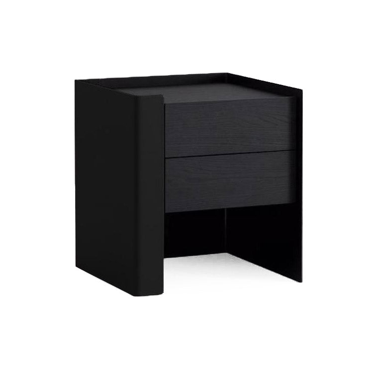 Tunica Bedside Table - Black Oak - Pair