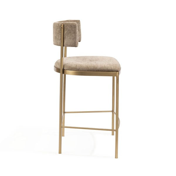 Giselle velvet 2024 counter stool