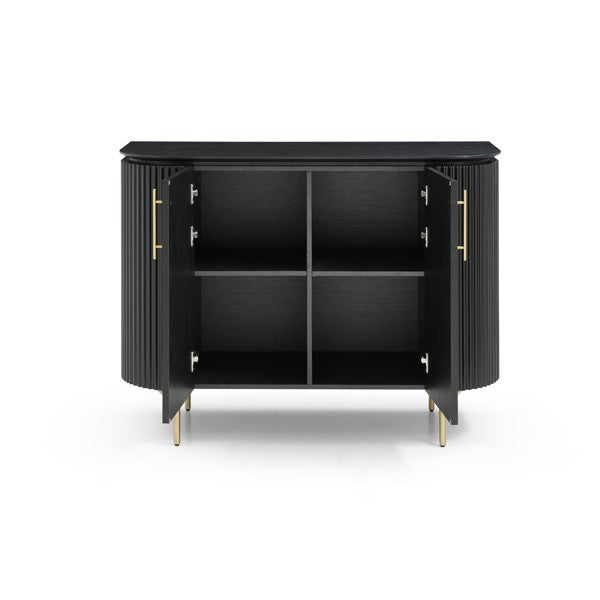 Lantine Black Oak Cabinet