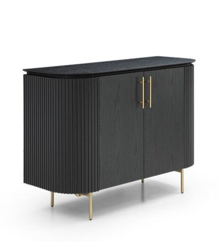 Lantine Black Oak Cabinet